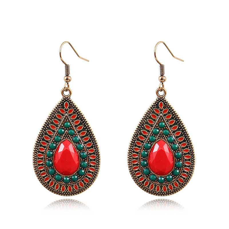 Wholesale Fashion Vintage Gold Tassel Earrings