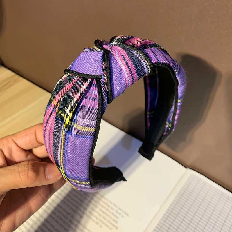 Wholesale Knotted Hairband Hair Bundle Sweet Face Bow Headband