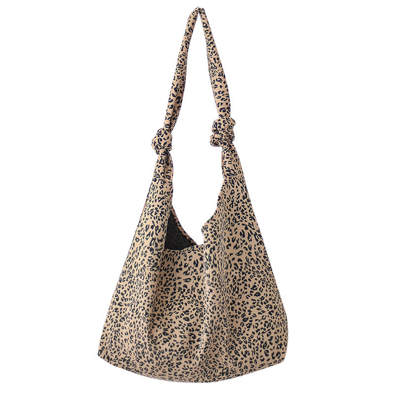 Wholesale Large Capacity Leopard Print PU Shoulder Bags