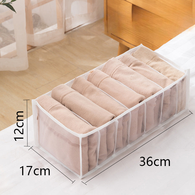 Wholesale Socks and Underwear Three-in-one Household Drawer Mesh Storage Box