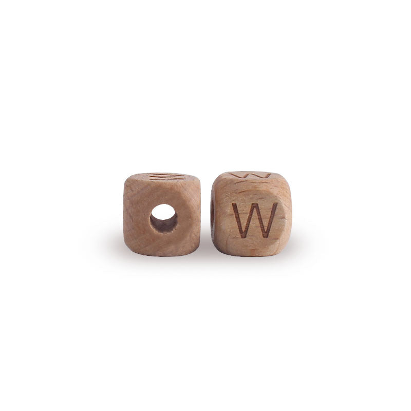 Wholesale 20PCS 26 English Letters DIY Wooden Beads