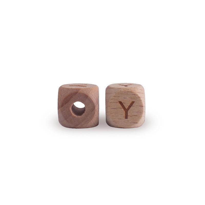 Wholesale 20PCS 26 English Letters DIY Wooden Beads