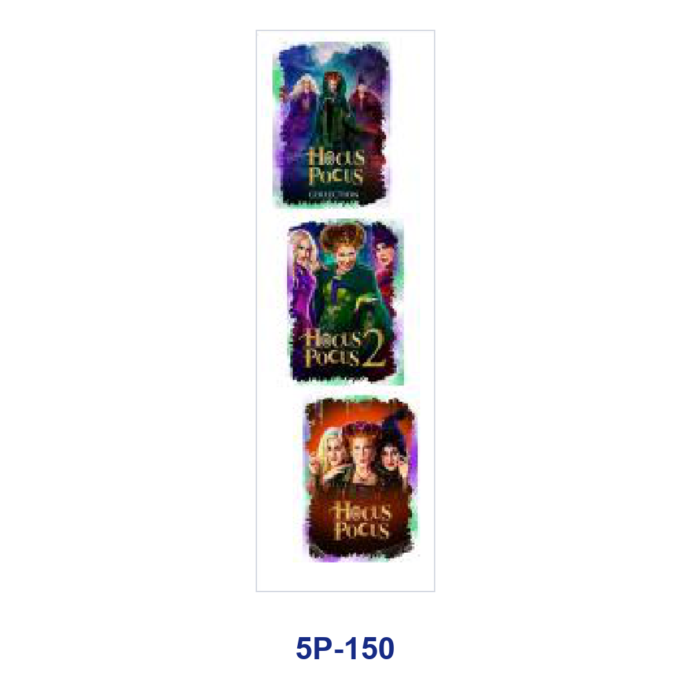 Wholesale 2/ 8/ 16pcs Vintage  Ghost Witchy Silhouette Holiday Print Pen and Bookmark Stickers UV DTF Wraps OLY Exclusive
