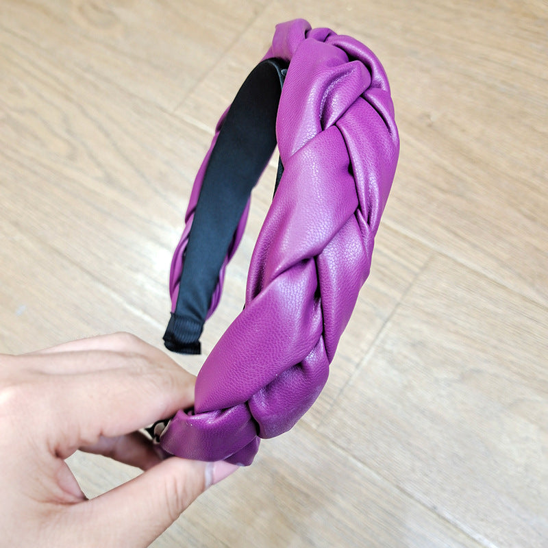 Wholesale Leather Twist Braid Headband