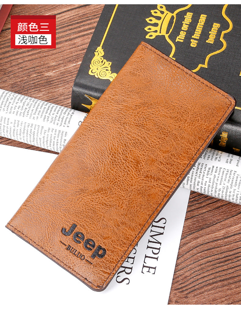 Wholesale Business Texture Long Multi-card Clutch Men's Wallet