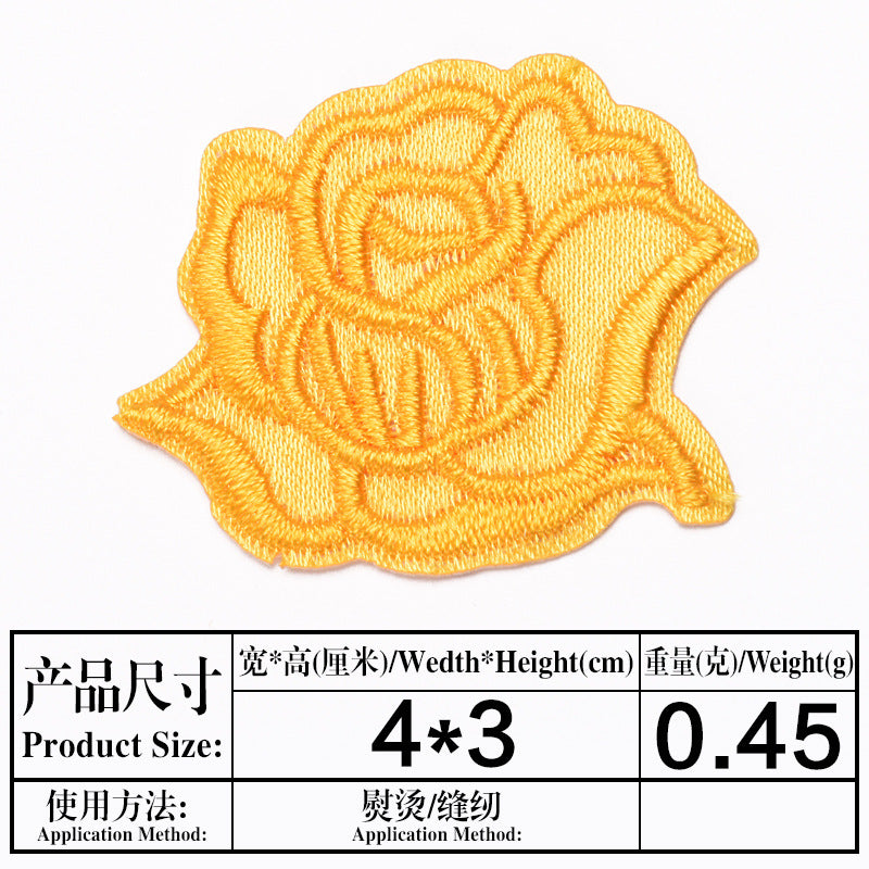 Wholesale Embroidered Fabric Patch Iron On Sew On Clothing And Bedding Repair Chic Decorative Accessory For Boutique Resale