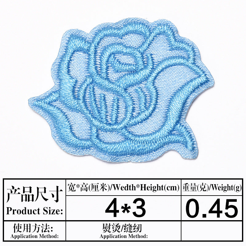 Wholesale Embroidered Fabric Patch Iron On Sew On Clothing And Bedding Repair Chic Decorative Accessory For Boutique Resale