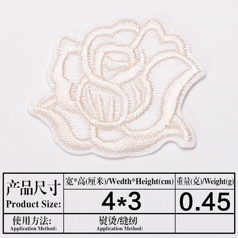 Wholesale Embroidered Fabric Patch Iron On Sew On Clothing And Bedding Repair Chic Decorative Accessory For Boutique Resale