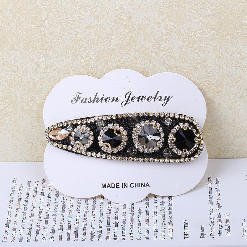 Wholesale Diamond Inlaid Crystal Hair Clips