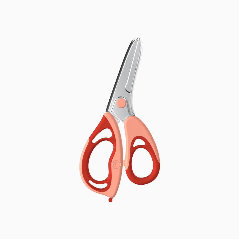 Wholesale Stainless Steel Food Supplementary Scissors Maternal and Baby Supplies