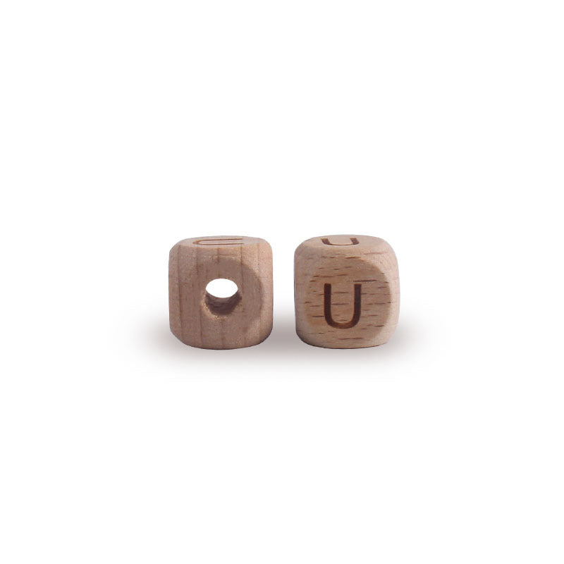 Wholesale 20PCS 26 English Letters DIY Wooden Beads