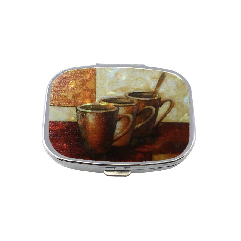 Wholesale Small Metal Medicine Box Portable Pill Box