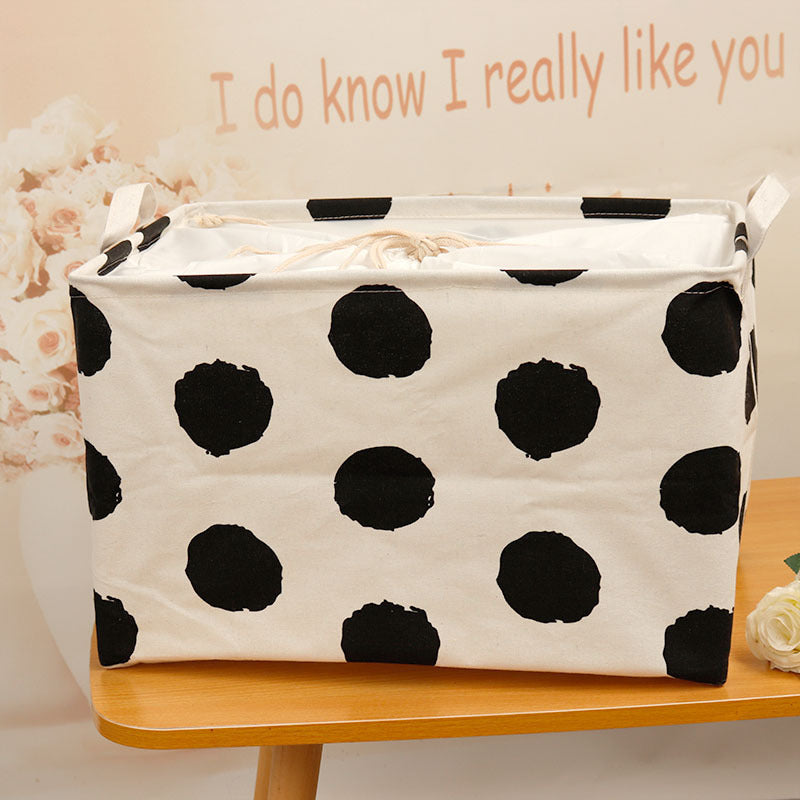 Wholesale Bundled Canvas Toy Storage Baskets