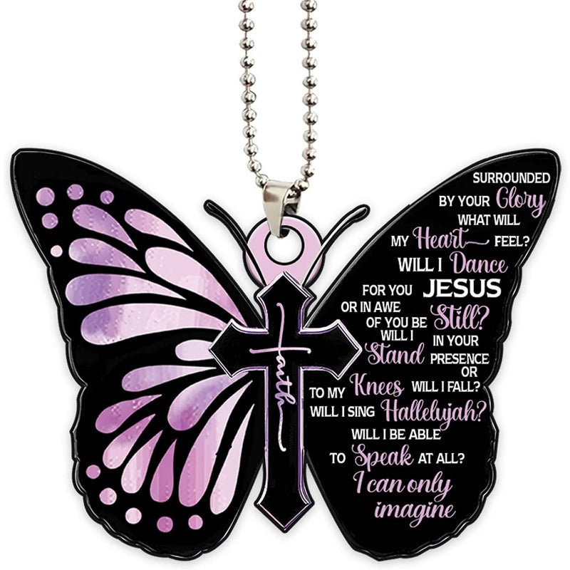 Wholesale Butterfly Acrylic Keychain Accessories