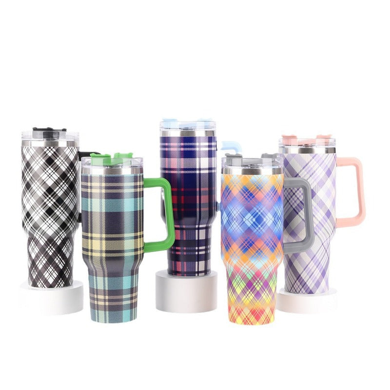 Wholesale Tumbler Stainless Steel Insulation Large Capacity Handle Outdoor 40oz Ice Cup