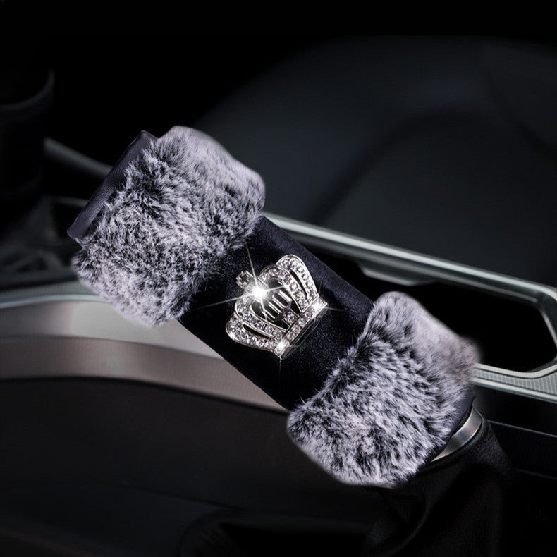 Wholesale Crown Plush Seat Belt Shoulder Cover