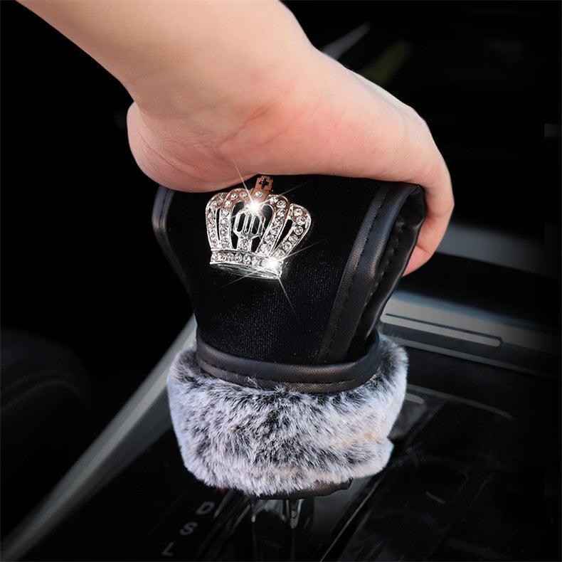 Wholesale Crown Plush Seat Belt Shoulder Cover