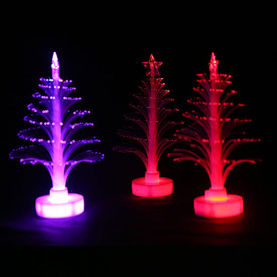 Wholesale LED Colorful Plastic Christmas Trees