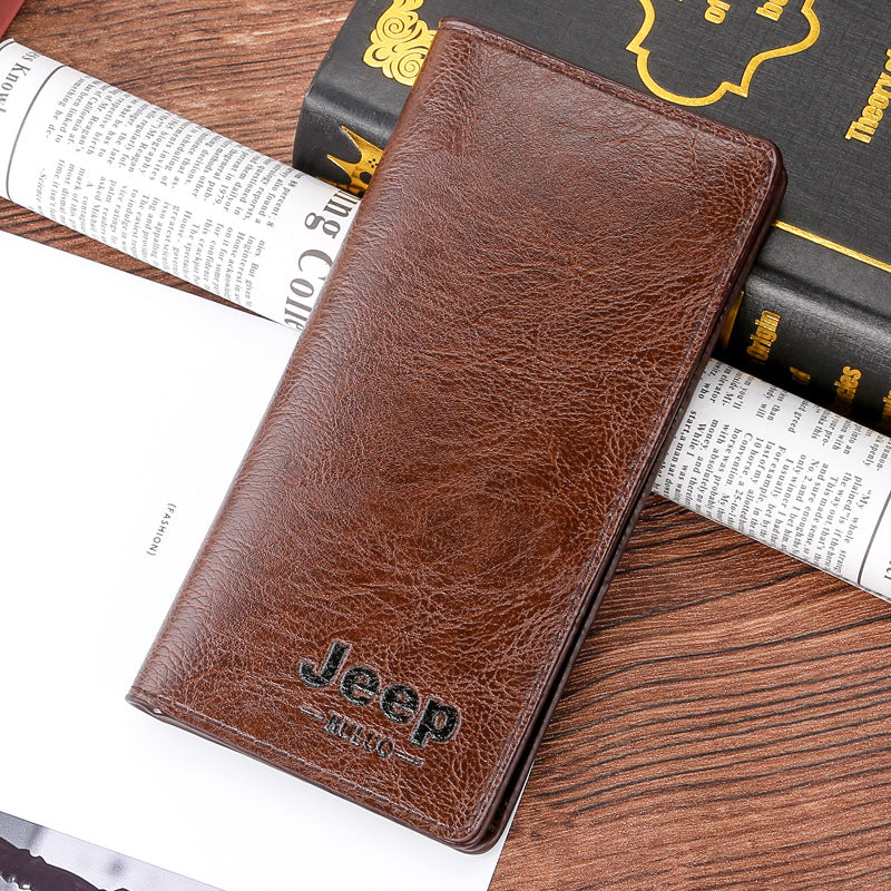 Wholesale Business Texture Long Multi-card Clutch Men's Wallet