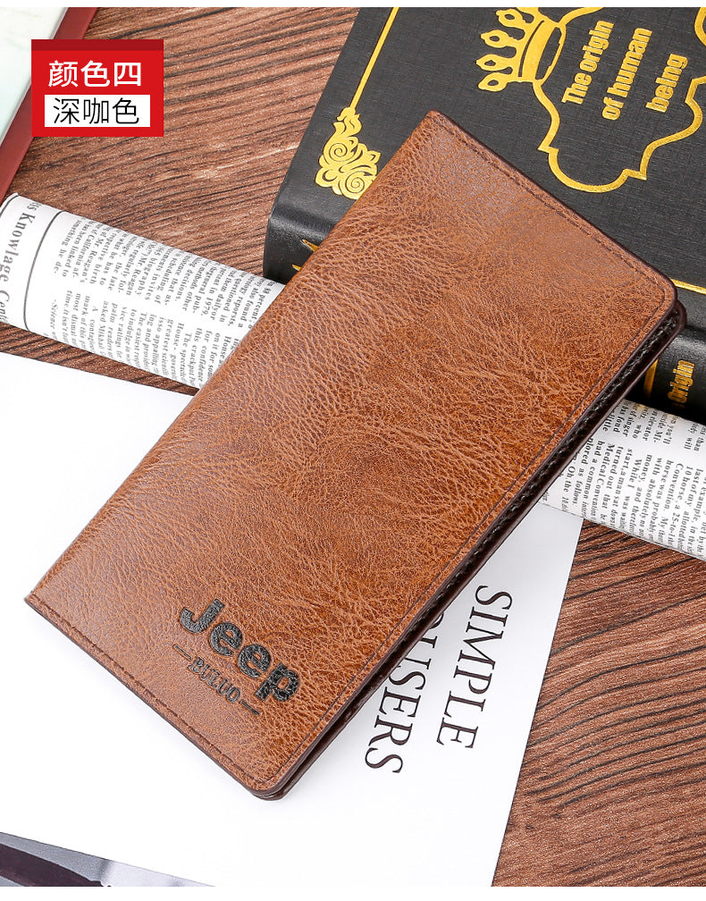 Wholesale Business Texture Long Multi-card Clutch Men's Wallet