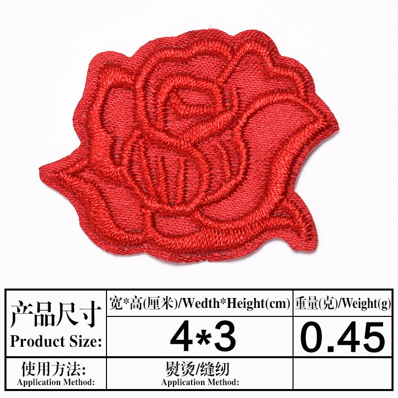 Wholesale Embroidered Fabric Patch Iron On Sew On Clothing And Bedding Repair Chic Decorative Accessory For Boutique Resale