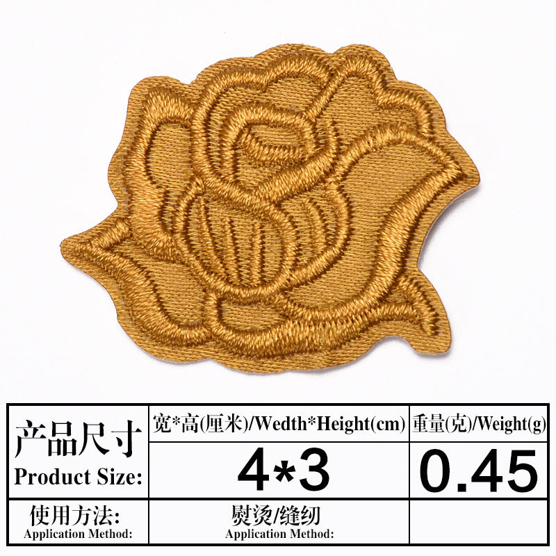 Wholesale Embroidered Fabric Patch Iron On Sew On Clothing And Bedding Repair Chic Decorative Accessory For Boutique Resale