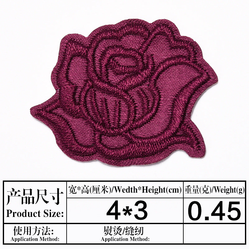 Wholesale Embroidered Fabric Patch Iron On Sew On Clothing And Bedding Repair Chic Decorative Accessory For Boutique Resale