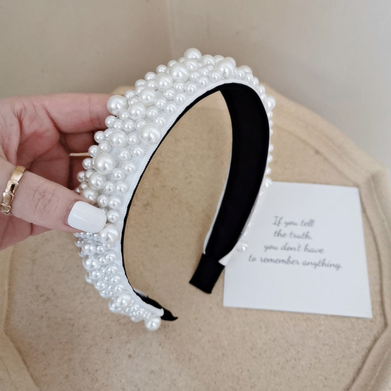 Wholesale Pearl Crown Baroque Crystal Headband