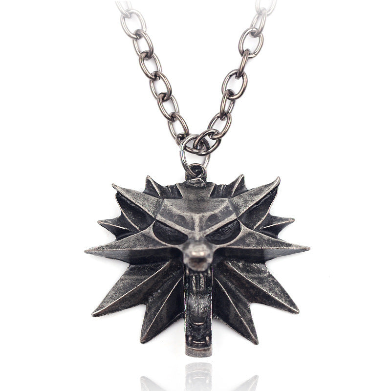 Wholesale Hip Hop Hiphop Maple Leaf Titanium Steel Sweater Chain