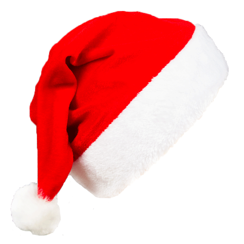 Wholesale Christmas Plush Christmas Hats for Adults and Children