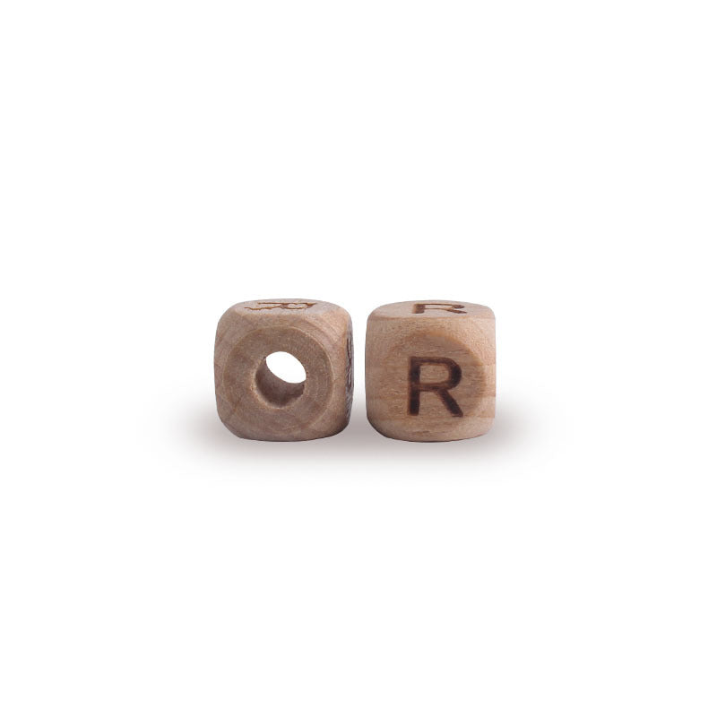 Wholesale 20PCS 26 English Letters DIY Wooden Beads