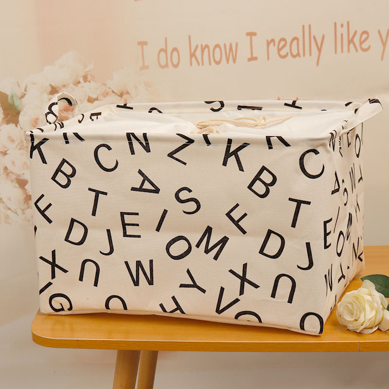 Wholesale Bundled Canvas Toy Storage Baskets