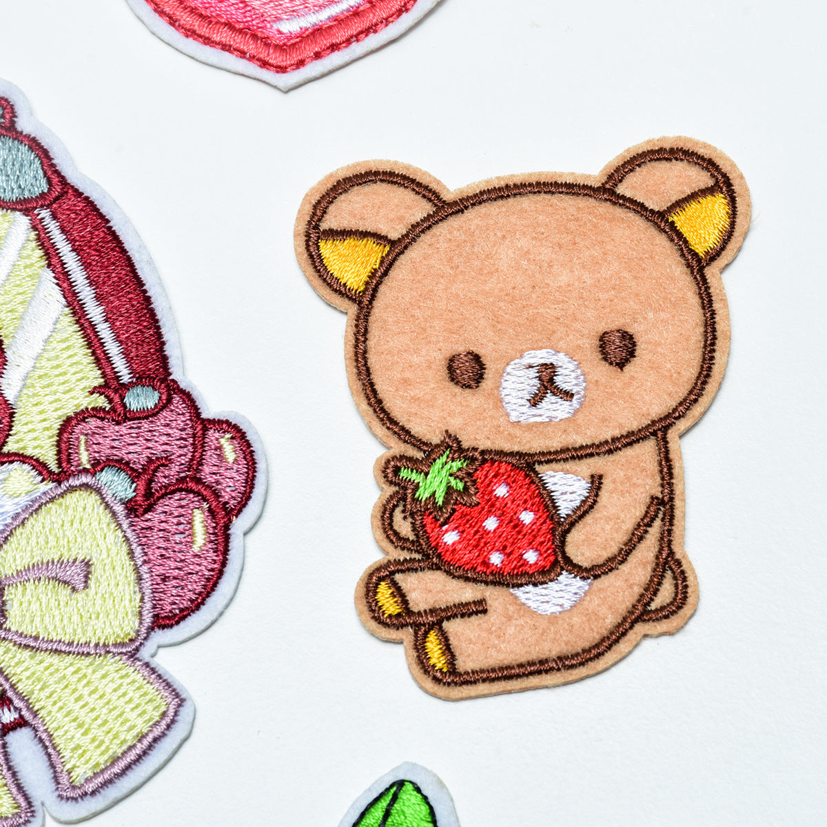 Wholesale Trendy Cartoon Lollipop Computer Embroidered Patch With Adhesive Backing For Clothing Bags And DIY Accessories