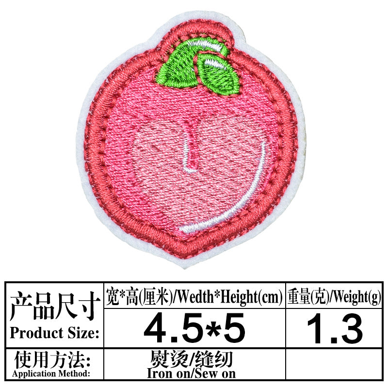 Wholesale Trendy Cartoon Lollipop Computer Embroidered Patch With Adhesive Backing For Clothing Bags And DIY Accessories