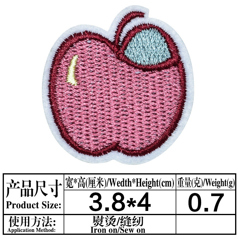 Wholesale Trendy Cartoon Lollipop Computer Embroidered Patch With Adhesive Backing For Clothing Bags And DIY Accessories