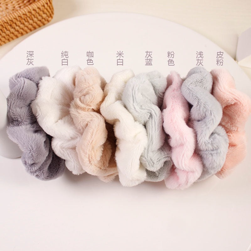 Wholesale 10PCS of Autumn and Winter Plush Large Intestine Circles