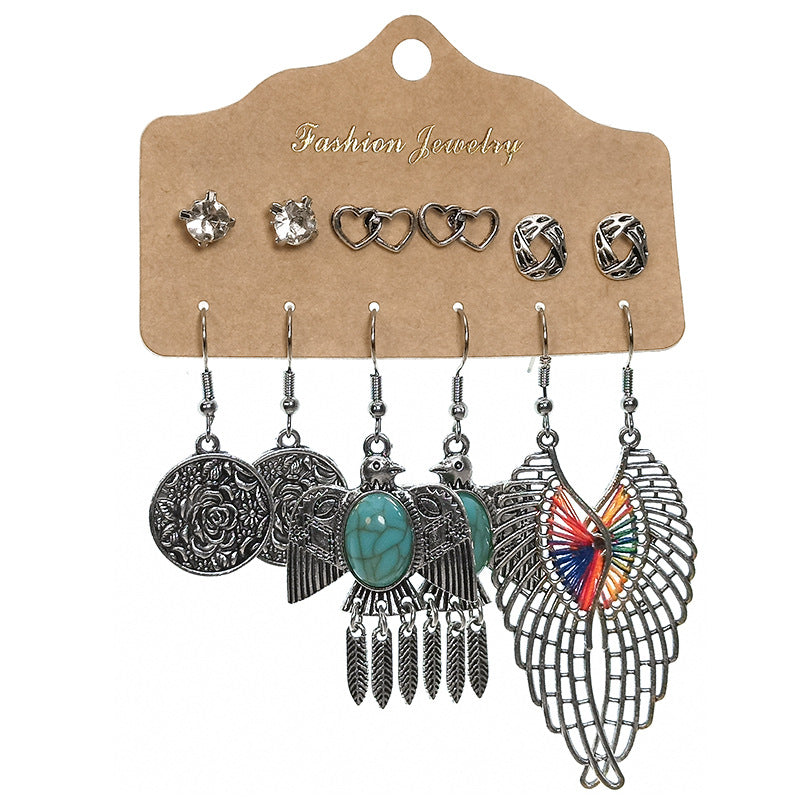 Wholesale Vintage Boho Tassel Set Earrings