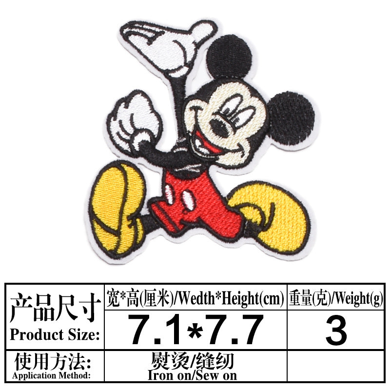 Wholesale cartoon cloth paste small label cloth  patch OLY Exclusive