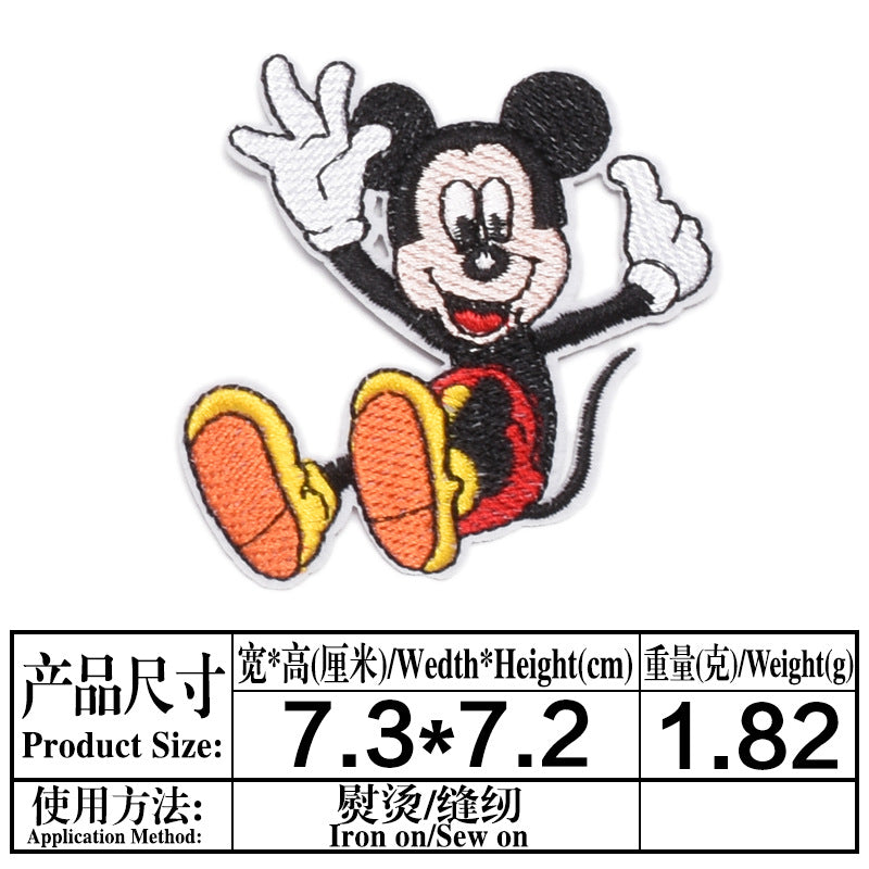 Wholesale cartoon cloth paste small label cloth  patch OLY Exclusive