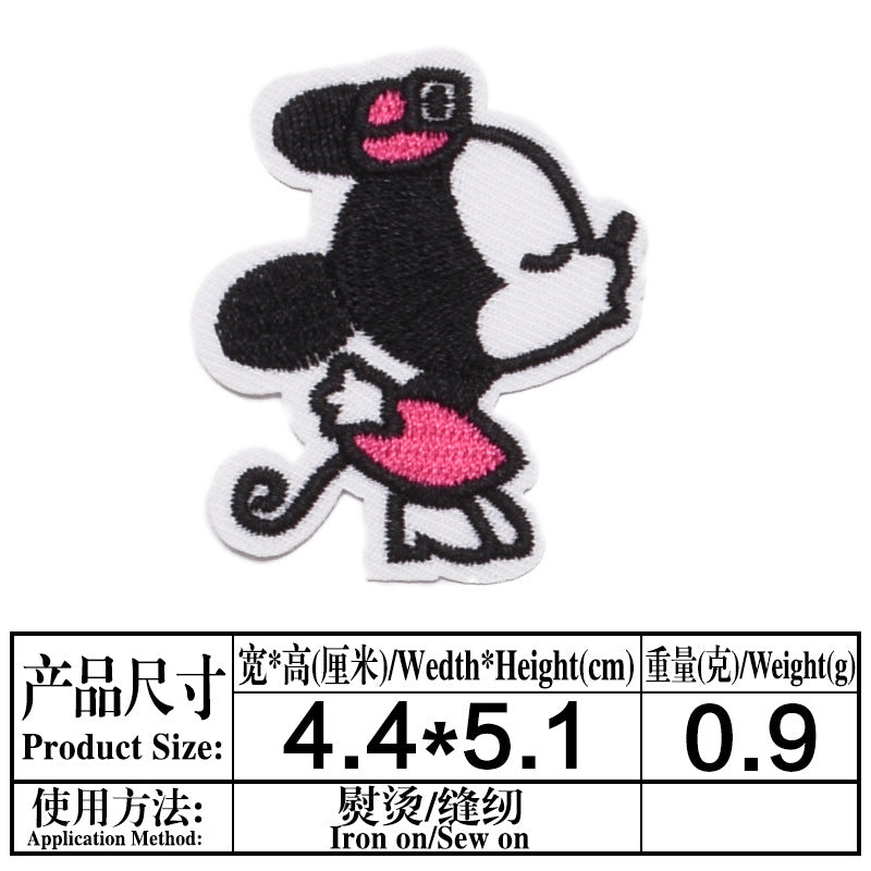 Wholesale cartoon cloth paste small label cloth  patch OLY Exclusive