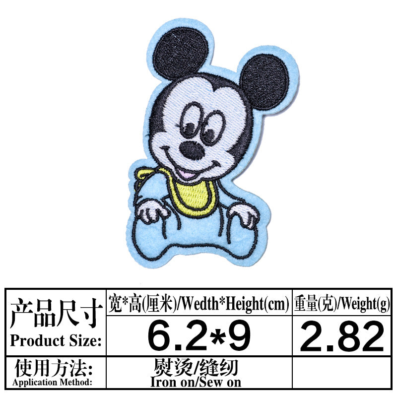 Wholesale cartoon cloth paste small label cloth  patch OLY Exclusive