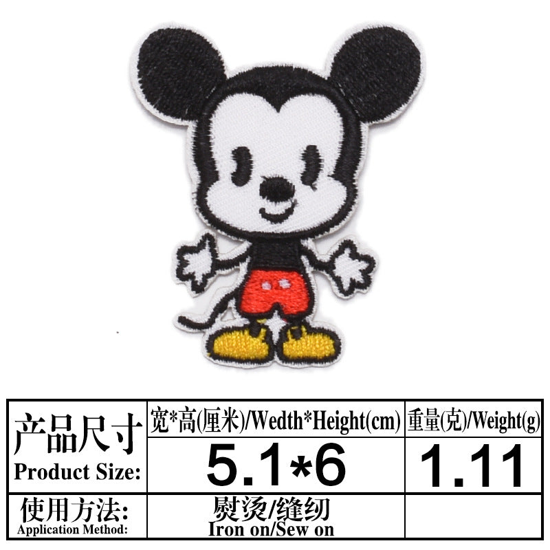 Wholesale cartoon cloth paste small label cloth  patch OLY Exclusive