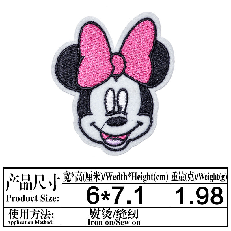 Wholesale cartoon cloth paste small label cloth  patch OLY Exclusive