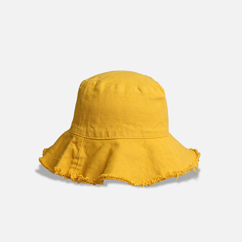 Wholesale of Solid Color Fur Trimmed Polyester Fisherman Hats