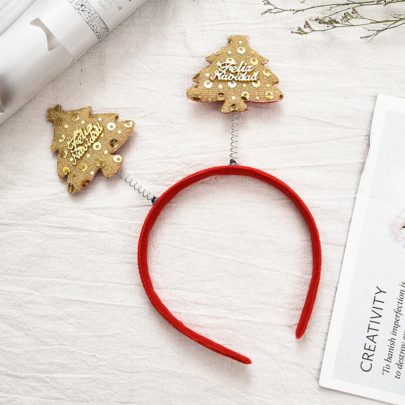 Wholesale Christmas Decorative Cloth Headbands