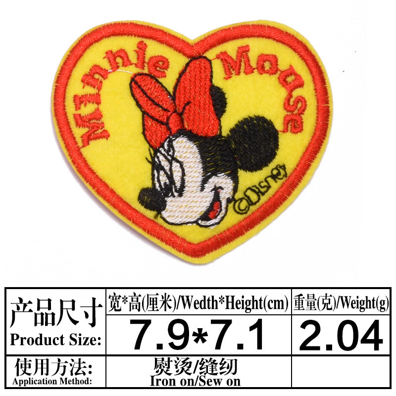 Wholesale cartoon cloth paste small label cloth  patch OLY Exclusive