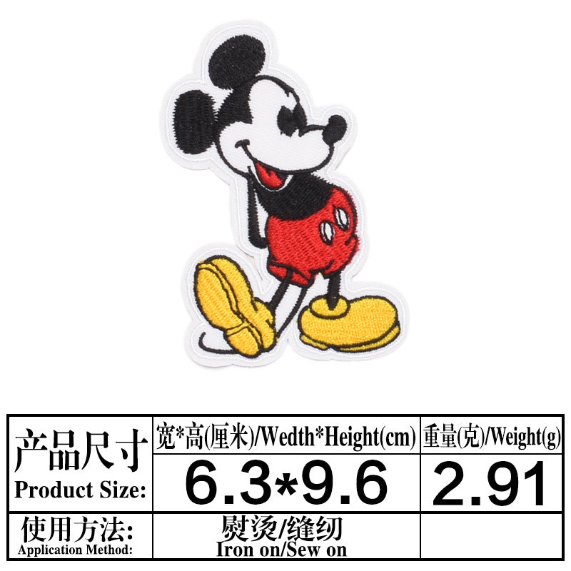 Wholesale cartoon cloth paste small label cloth  patch OLY Exclusive