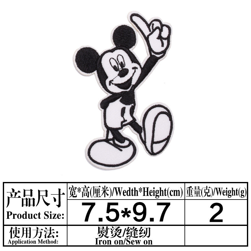 Wholesale cartoon cloth paste small label cloth  patch OLY Exclusive