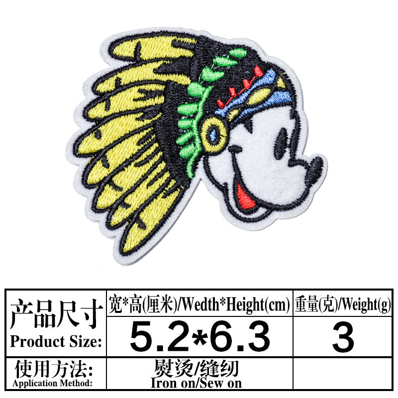 Wholesale cartoon cloth paste small label cloth  patch OLY Exclusive