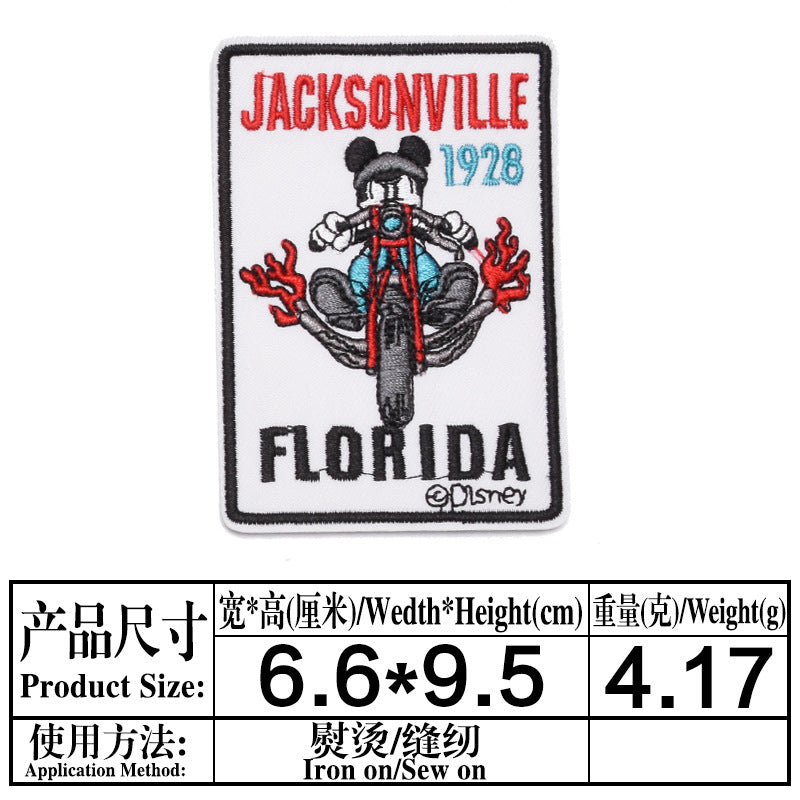 Wholesale cartoon cloth paste small label cloth  patch OLY Exclusive